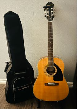 🎸 Epiphone AJ-220S Acoustic Guitar Like New + Gig Bag