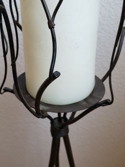Wrought-iron Candle Holders