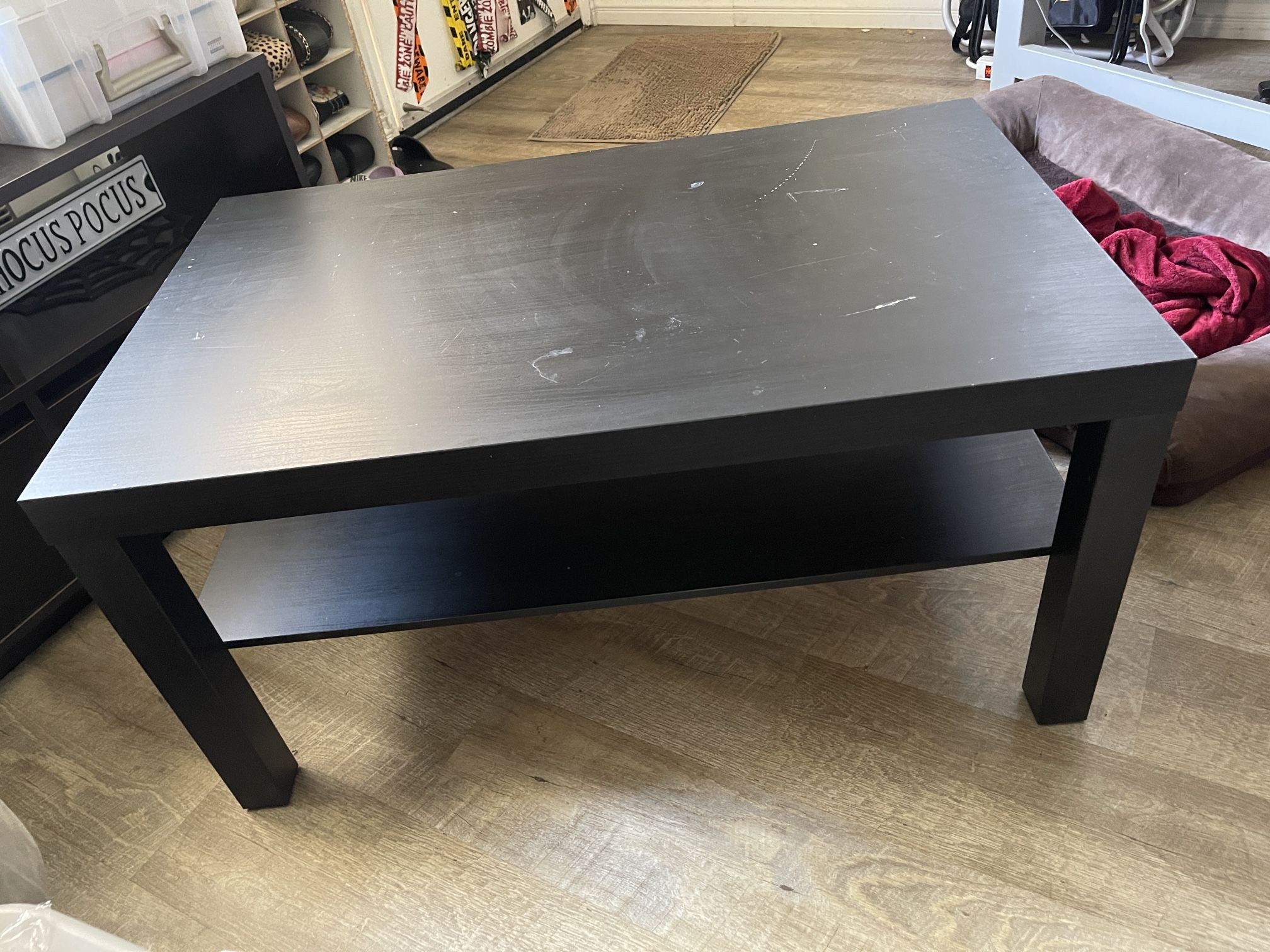IKEA Dark Wood Coffee Table