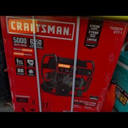 Craftsman 5000W / 6250W Portable Generator – BRAND NEW! 