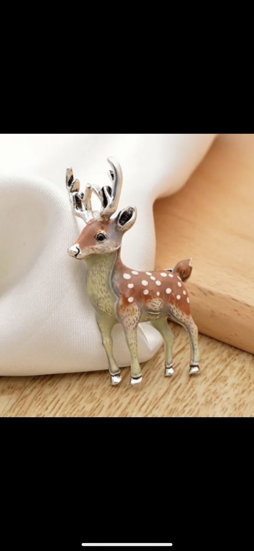 High Quality Brand New Rinhoo Gorgeous Reindeer Stylish Christmas Brooch Pin Christmas Present