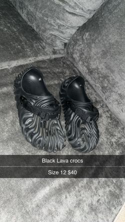 Black Lava Crocs