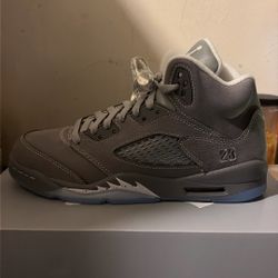 Air Jordan 5 Retro  White-wolf Grey