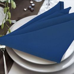 Royal Blue Linen Napkins 