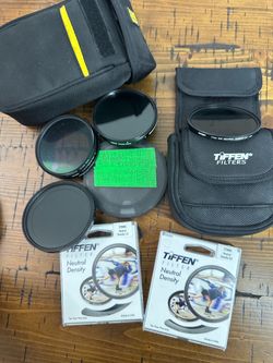Lens filters Tiffen , Hoya, Black Pro Mist, Neutral Density filter, ND filter