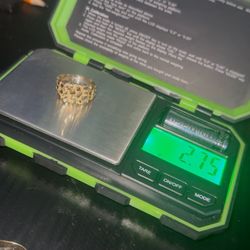Gold Nugget 10k Ring 