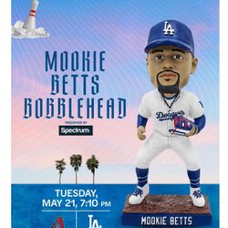 Dodger Tickets Mookie Betts Bobblehead 