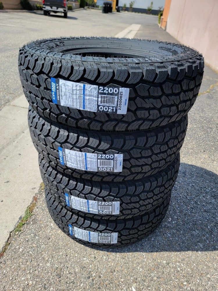 235 75 15 NEW TIRES TACOMA 4RUNNER FRONTIER XTERRA COLORADO CANYON SILVERADO SIERRA F150