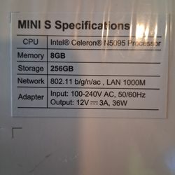 Mini pc S series