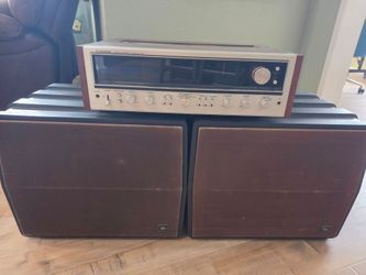 Vintage Pioneer SX-737 Stereo Receiver & Rare JBL L25 Prima Speakers Pair