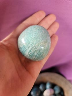 Amazonite Palm Stones