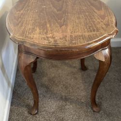 Solid Wooden End Table