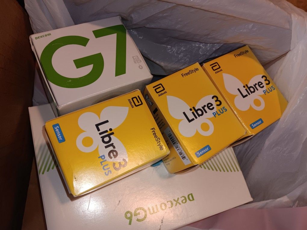 3 Libre 1 G7 15 Dexcoms