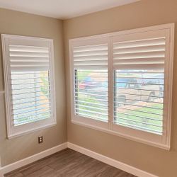 Plantation Shutters (FREE ESTIMATES & SAME DAY PRICING)- Custom, Wood, Interior Window Treatments, Coverings. Persianas de Madera. Se Habla Espanol.