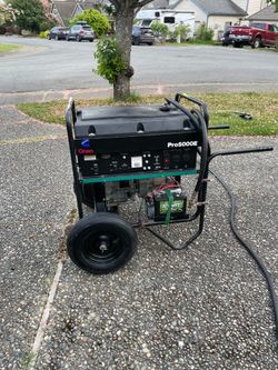 Onan Pro 5,000E Generator w/ auto start, set up for natural gas