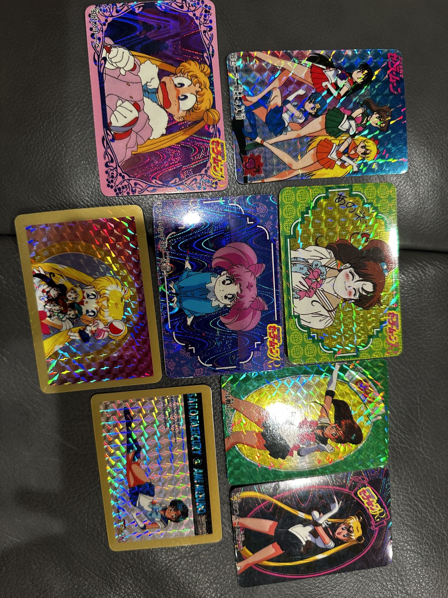 1993 Bandi Sailor Moon Collectible Cards Set Of 8