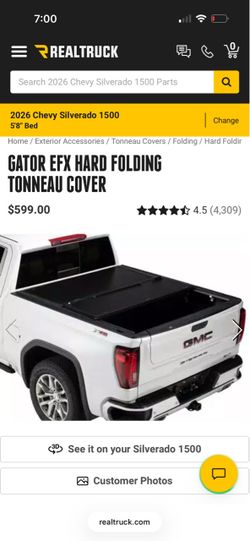 Gator EFX hard folding tonneau cover
