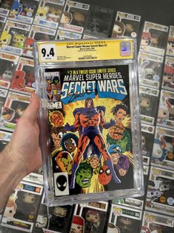 Marvel Superheroes Secret Wars #2 CGC SS 9.4 - Signed Shooter