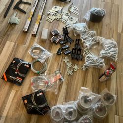 Garage Door Parts Lot – NEW – Many Extra Parts Included