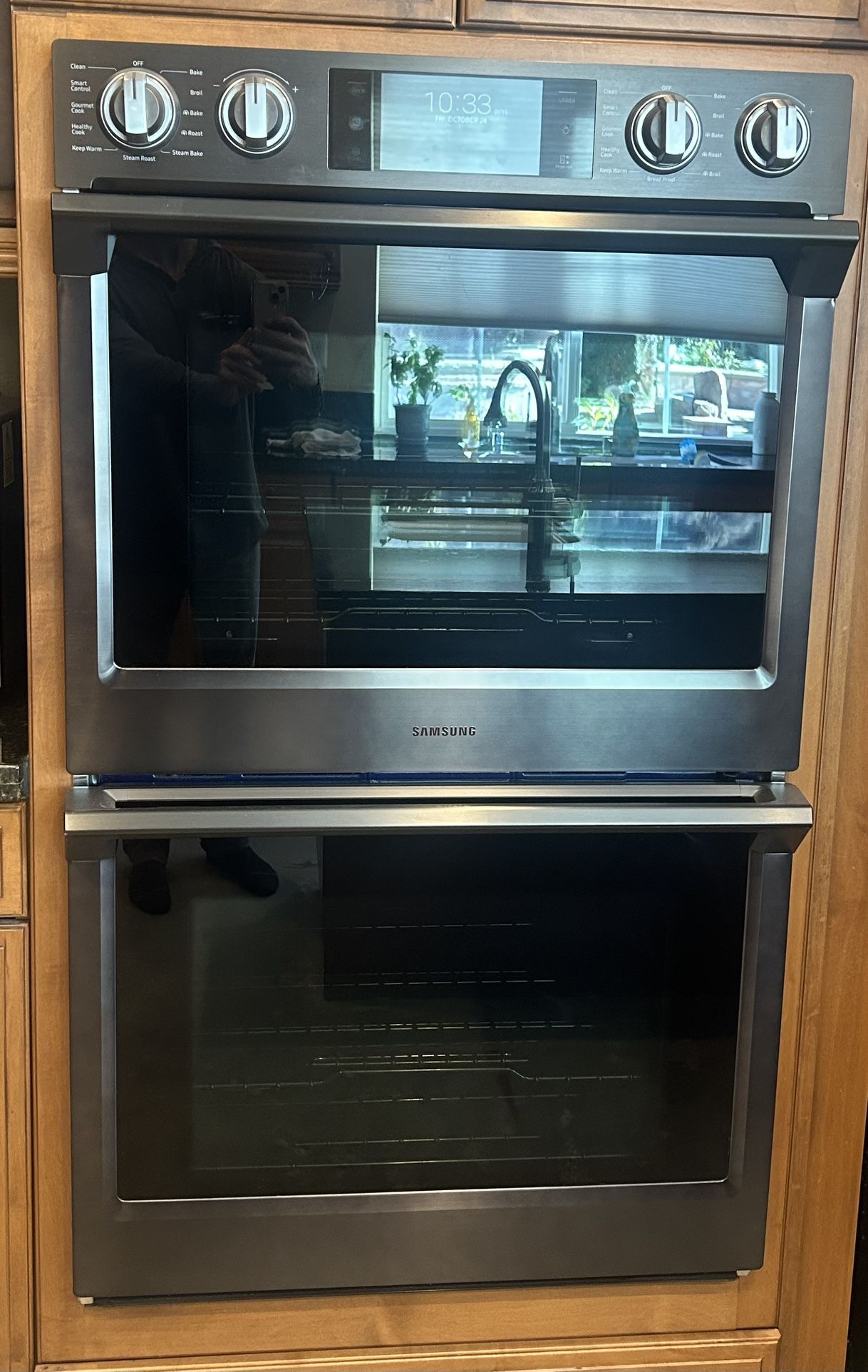 Samsung Stainless Black double oven