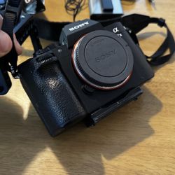 Sony A73 Camera Body With A Lot Accessories 