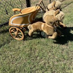 Vintage Horse Drawn Pedal Carriage