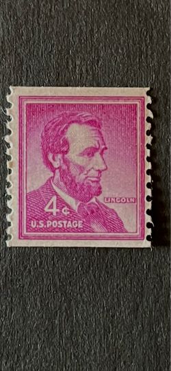 Abraham Lincoln 4 Cent Stamp Very Rare