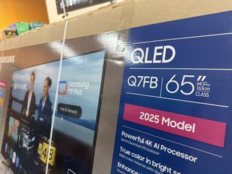 65”Samsung Qled Q7F 4K S-MART TV