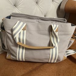 Pottery Barn- Classic Diaper Bags - Gray