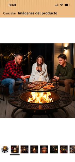 Fire pit with Grill