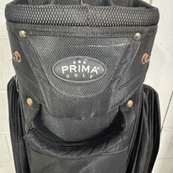 Prima Golf Black Cart Bag 