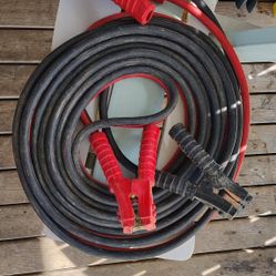 Booster Cables — Commercial Grade Clamps