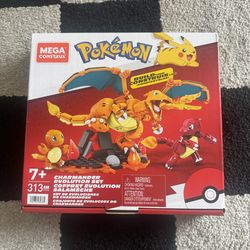 Mega Construx Pokémon charmander evolution set