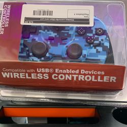 Wired Controller Blue Camu Ps3 