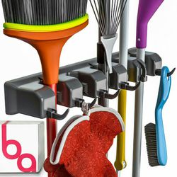 Broom Holder and Garden Tool Organizer Up to 1.25-Inches