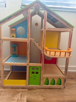 Hape All Seasons Wooden Dollhouse