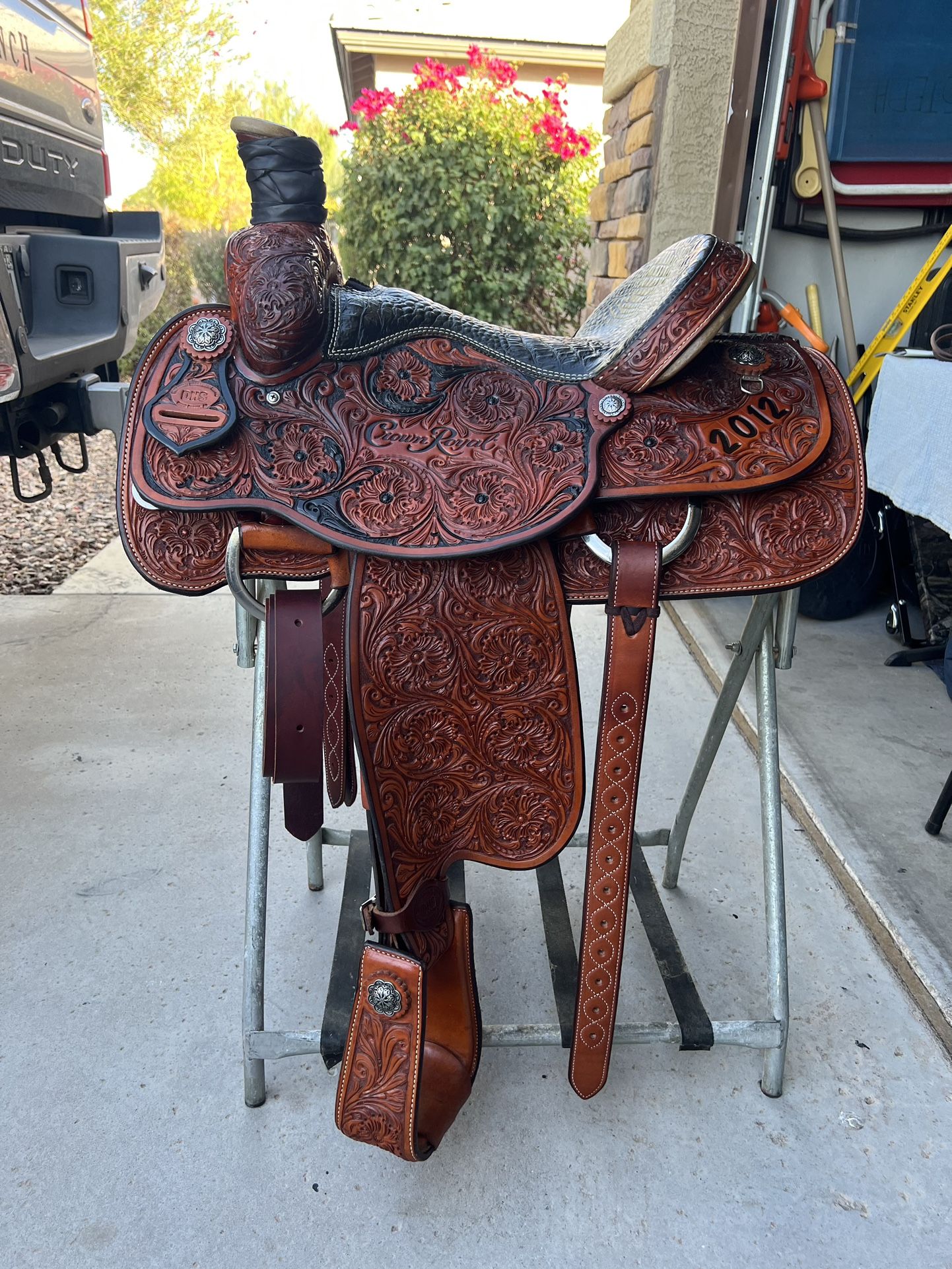 DHS Team Roping Saddle