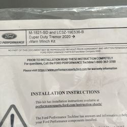 2020+ F250 Warn Winch