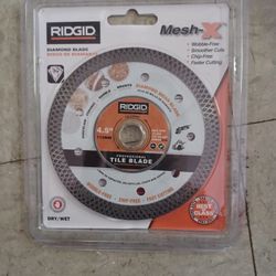 Ridgid 4.5 In Professional Diamond Tile Blade