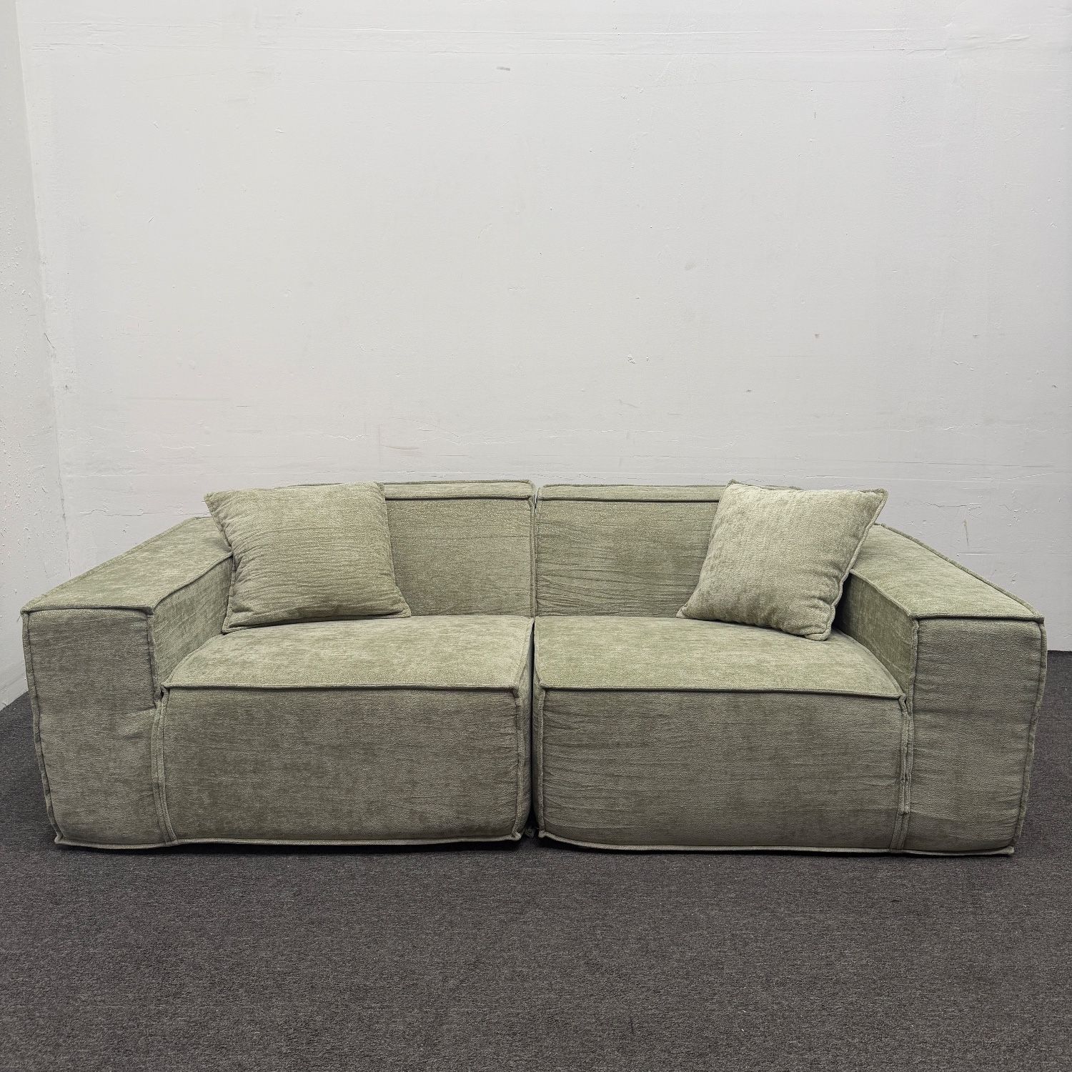 *Open Box* M1 SOFA LOVESEAT 🟢 Sage / Krypton Green Boneless Couch Can Deliver