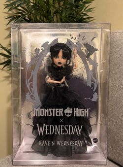 Monster High x Wednesday Rave'n Wednesday Doll