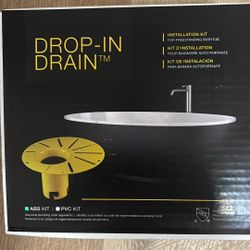 Drop In Drain Install kit - 4 count