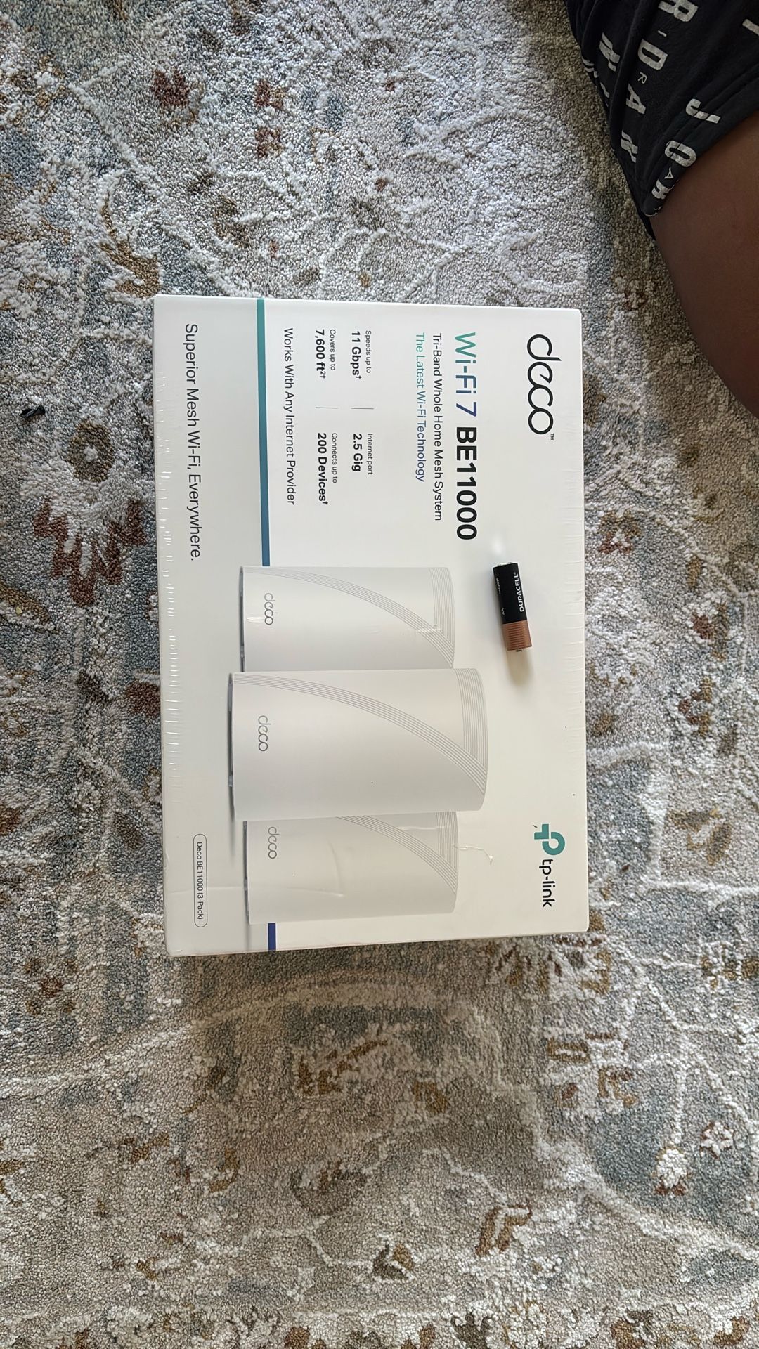 Tplink Deco Wifi7 Be11000 3 Pack - New / Unopened 