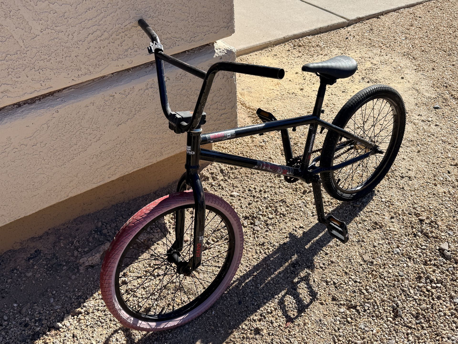 Haro 20.3” Black Downtown BMX Bike