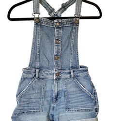 Hollister High Rise Mom Shorts Overall Shortfalls Denim Jean