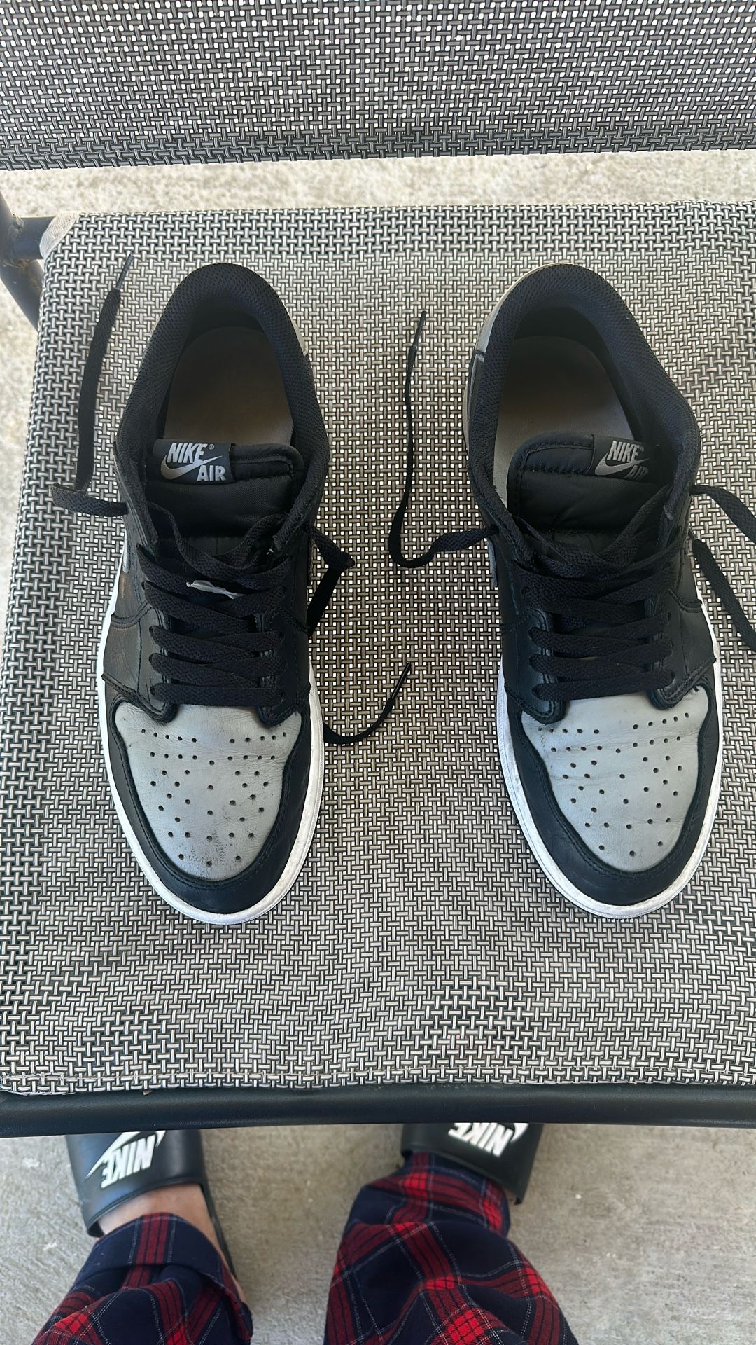 Nike Air Jordan Black And Grey Size 10 1/2