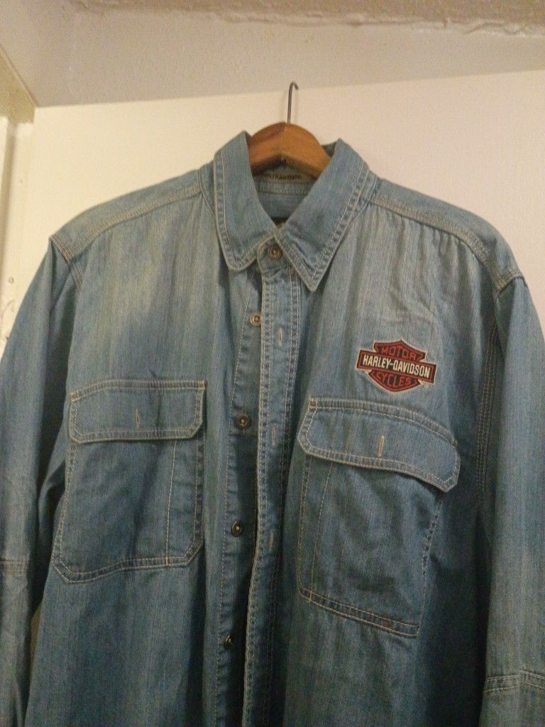 Harley Davidson Denim Shirt