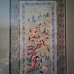 Chinese Silk Tapestry 