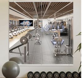 Home Gym Mirror,2 Pack Large 48x24 Inch Frameless Tempered Glass Wall Mirror, Full Body Workout and Decorative Mirrors for Home Gym