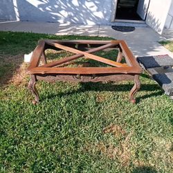 Coffee Table With Glass Sections